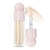 GECOMO Liquid Contour Beauty Wand Face Highlighter Bronzer Makeup Stick, Dewy Finish, Moisturizing Silky Smooth Texture 0.25 Oz/ 7.5ml - 01 MOONLIGHT