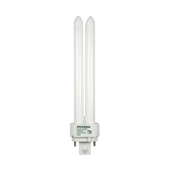 20 Sylvania 20669 Cf26DD/E/841/Eco Dulux D/E 26w 4-Pin G24Q-3 Cf Bulb