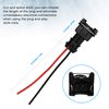 (8pcs) Fuel Injector Connector EV1 OBD1 Plug Wire Harness Pigtail Wiring Loom Clip Cut Fit for RC, Bosch, Honda, Ford, Toyota