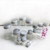 12PCS Empty Clear Travel Portable Glass Wish Bottles with Silver Aluminum Cap Essential Oil Powders Cream Ointments Grease Storage Container Jars Cosmetic Makeup Sample Packing Holder(15ml/0.5oz)