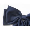 Women Big Bow Barrettes Girl's Satin Hairclips Long Ribbon Hair Pins for Party, Bow Hair Clips for Women, Navy Hair Bow, Hair Accessories for Girls, Bows for Girls, Bowknot Hairpin with Long Tail