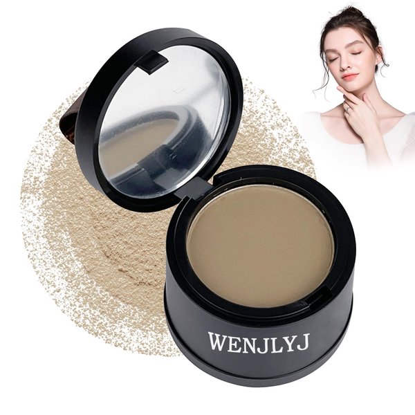 Root Cover Up Powder for Hair Loss, Touch Up Color for Hairline and Toppers, Light Brown (03)