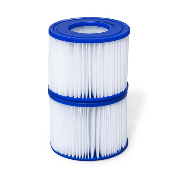 Bestway SaluSpa Filter Cartridge (VI) | Compatible with All SaluSpa Inflatable Hot Tub and Spa Models, 2 Count (Pack of 1)