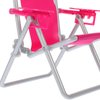 STOBOK 2PCS Miniature Folding Beach Chairs Mini Dolls House Furniture Plastic Beach Lounge Chairs Dollhouse Furniture Accessories