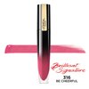 L'Oreal Paris Brilliant Signature Shiny Lip Stain Lipstick, Be Cheerful 0.21 Fl Oz.