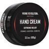 Viking Revolution Mens Hand Cream for Men - Hand Cream for Dry Cracked Hands Repair Cream - Dry Hand Cream for Dry Hands Balm - Aloe Vera Dry Hands Treatment Skin Moisturizer with Vitamin E (3.5oz)