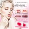 NIYET 30 pieces of Moisturizing Collagen Crystal Lip Mask - Anti-Ageing & Anti Chapped, Reduce lip Wrinkles, Fade Lip Color, Make Skin Smooth And Firm Collagen Lip Pieces (Rose)