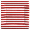 4th of July Party Ideas Party Supplies Paper Plates Dinner Size Red and White 16 Count 10 inch Square