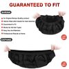 Eactive Cordless Deep Conditioning Heat Cap - Hair Styling and Treatment Steam Cap | Heat Therapy and Thermal Spa Hair Steamer Gel Cap - Black Universal