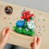 ZYLEGEN Rose Bouquets Building Toy with Glass Dome,Bonsai Tree Building Blocks Toy for Home Décor,Botanical Collection Idea for Mom Her Lover Women(624Pcs)