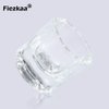 Fiezkaa 2pcs Dappen Dish for Acrylic Nails, Clear Glass Acrylic Nail Monomer Liquid Bowl, Acrylic Powder Holder, Acrylic Glass Jar Dampen Dish Liquid Cup for Nail Art Manicure Care Tools
