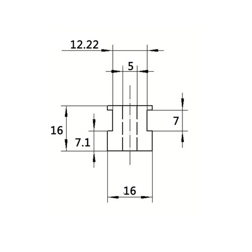 WINSINN GT2 Pulley 20 Teeth 5mm bore 6mm Width 20T Timing Belt Pulley Wheel Aluminum for 3D Printer (Pack of 5Pcs)
