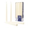 Royal Imports Unscented Taper Candles, Elegant Premium Quality, Dripless & Smokeless, Hand-Dipped Dinner Candles for Wedding, Holiday, Home Decor - 7 Hour Burn Time - Set of 12 (10 Inch, Ivory)