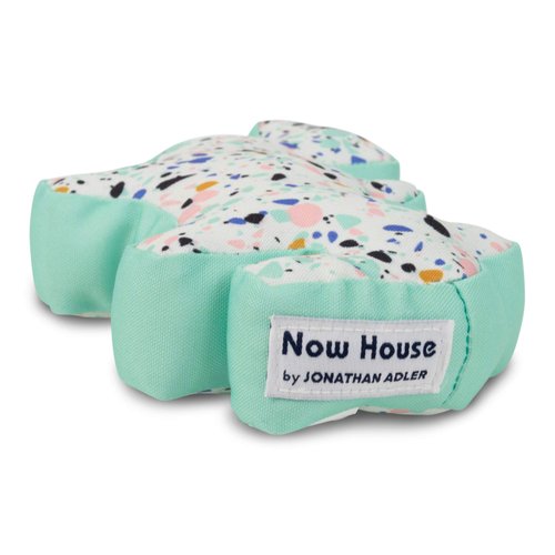 Now House for Pets by Jonathan Adler Jonathan Adler: Now House Canvas Terrazzo Camel Chew Toy | Cute Animal Fabric Chew Toy for Dogs, Great Addition to Dog Toy Bin or Dog Toy Basket