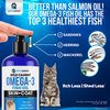 Omega 3 Fish Oil for Cats - Better Than Salmon Oil for Cats - Kitten + Cat Vitamins and Supplements - Cat Health Supplies - Cat Dandruff Treatment - Liquid Fish Oil for Pets - Cat Shedding Products