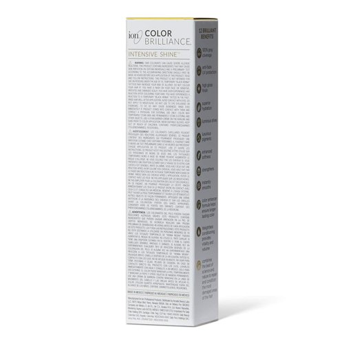 ion 7NN Medium Intense Blonde Brilliant 12 Permanent Gloss Hair Color High Shine, Anti-Fade UV Protection, 100% Gray Coverage, PPD Free, 2.05 Oz