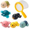 Bath Toys for Kids Ages 1-3, Floating Wind-up Baby Bathtub Toys for 1 Year Old Boy, 7 Pack Cute Swimming Turtle Bath Toys for Toddler Boy Girls Gifts, Infant Pool Water Toys for Shower Beach Bath Time