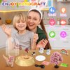 SunnyOcean Unicorn Gifts for Girls, Craft Kits for Kids Ages 3-10, Unicorn Toy Girls Birthday Gifts, Toys for Girls Aged 3 4 5 6 Years Old, DIY Night Light Birthday Christmas