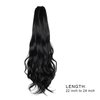 Hair Ponytail Extension, Clip In Ponytail Hair Extensions, Fake Ponytail for Women, Claw Clip Ponytail Black