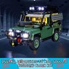 Mililier LED Light Kit for Lego 10317 Icons Land-Rover Classic Defender 90 Set, Compatible with Lego 10317 Building Blocks Model(Not Include Blocks Set)