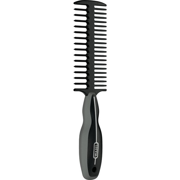 WAHL Professional Animal Equine Grooming Mane & Braiding Horse Comb (#858708) - Mane & Tail Brush - Ergonomic Horse Combs - Horse Grooming Tool - Equine Brush Comb - Black
