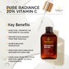 RADIANCE Vitamin C Face Serum with Hyaluronic Acid Vitamin E Ferulic Acid, Aloe Vera Collagen Boost Anti Aging Brightening Serum Dark Spot Serum for Face & Eye Fine Lines Wrinkles Dull Skin 1 fl OZ