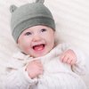 Geyoga 9 Pieces Newborn Baby Hat Bear Ears Infant Caps Baby Boy Girl Toddler Hats Beanie Caps (2 Ears) (Stylish Colors, 2 Ears)