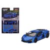 1:64 Scale Diecast Model Car Compatible with Lamborghini Revuelto Blu Eleos Limited Edition by Mini GT MGT00748