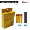 VTX-03R Refill Shower Filter Cartridges for VitaMax Combo SUF-300VTX, 1 CarboMax & 3 Vitamin C filters