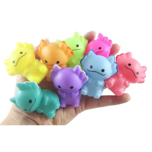 Set of 24 Axolotl Figurines - Cute Little Animal Figures for Decoration / Gifts or Party Favors (2 Dozen)