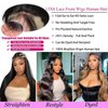 GMNSTAR 13x6 Lace Front Wigs Human Hair 200 Density Body Wave HD Lace Frontal Wigs for Black Women Glueless Wigs Human Hair Pre Plucked with Baby Hair 26 Inch