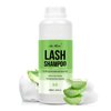 Lash Shampoo Bulk for Lash Extensions 600 Ml/20fl.oz Eyelash Extension Cleanser Oil Free Lash Cleanser for Eyelash Care, Gentle Foaming Eyelash Shampoo for Salon Home Care (Aloe 600ml)