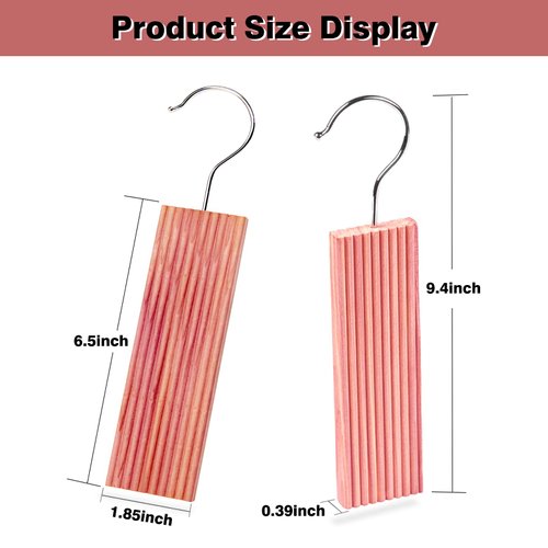 Cedar Space Cedar Blocks for Clothes Storage, 15 Pack Cedar Hang Ups, 100% Natural Cedar Wood for Closet Planks, Aromatic Red Ceder Blocks, Cedar Planks, Cedar Accessories for Closets Storage