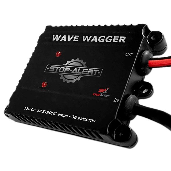 New Wig Wag 36 Pattern Wave Wagger - Headlights Module 10 AMPS Electronic Alternating Heavy Duty Flasher Kit Relay for Emergency Trucks Police Cars & Ambulance - LED and Other Lights 12V