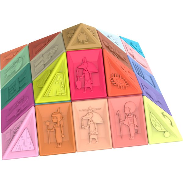 Rongdafeng Soft Pyramid Adventure Building Blocks 31 pcs for Toddlers: A Gentle Introduction to Egypt's Wonders