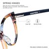 ANDWOOD Blue Light Blocking Glasses Women Bluelight Blocker Computer Cateye Clear Cat Eye Eyeglasses Frame Pattern