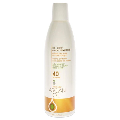 One N' Only Hair Color Developer 40 - Hair Developer for Intensely Rich, Luminous Color - Enriched with Argan Oil to Condition Hair & Add Shine - Contains 12% Hydrogen Peroxide (16 oz)