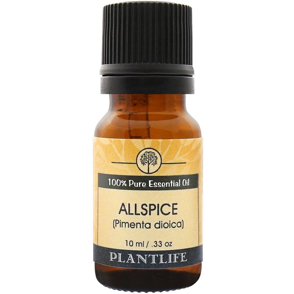 Plantlife Allspice Aromatherapy Essential Oil - Straight from The Plant 100% Pure Therapeutic Grade - No Additives or Fillers - 10 ml