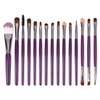 UCANBE Spotlight Eyeshadow Palette + 15 PCS Eye Brushes Makeup Set, Professional 40 Color Matte Shimmer Glitter Eye Shadow Pallet Highly Pigmented Waterproof Long Lasting Make up Pallete