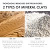 Fleuri - Mineral Clay Foam - Gentle Face Cleanser, Face Wash, Daily Facial Cleanser for Sensitive Skin, Moisturizing Face Wash for Normal to Dry Skin, Made in Japan, 3.5 fl oz, 100g