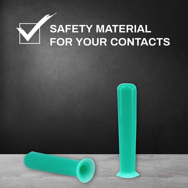 SPORTS WORLD VISION Soft Contact Lens Green Inserter Remover 3pc For Monthly and Daily Contact Lenses Suction Holder