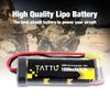 TATTU 8.4V 1600mAh NiMH Flat Battery Pack with Mini TMY Female Connector Assembled with 16G Wire