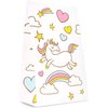 BLUE PANDA - Rainbow Unicorn Party Favor Bags for Kids Birthday (5 x 8.5 x 3 In, 36 Pack)
