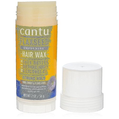 Cantu Flaxseed Smoothing Hair Wax with Shea Butter, Beeswax, Honey & Coconut Oil 2 oz