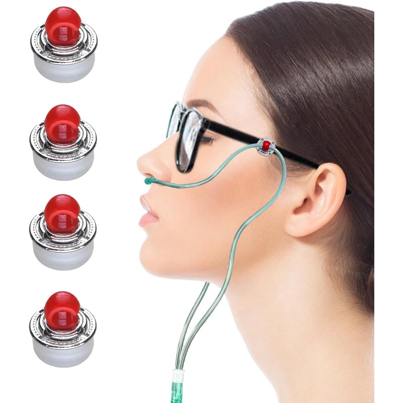 Oxygen Tube Holder for Glasses 4 Pack Nasal Oxygen Cannula Ear Savers ...