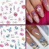 VOTACOS Flower Nail Art Stickers Charming Daisy Nail Decals 8 Sheets Spring Summer Nail Stickers for Nail Art Perfect Nail Accessories 3D Self-Adhesive Design Nail Decoration for Women