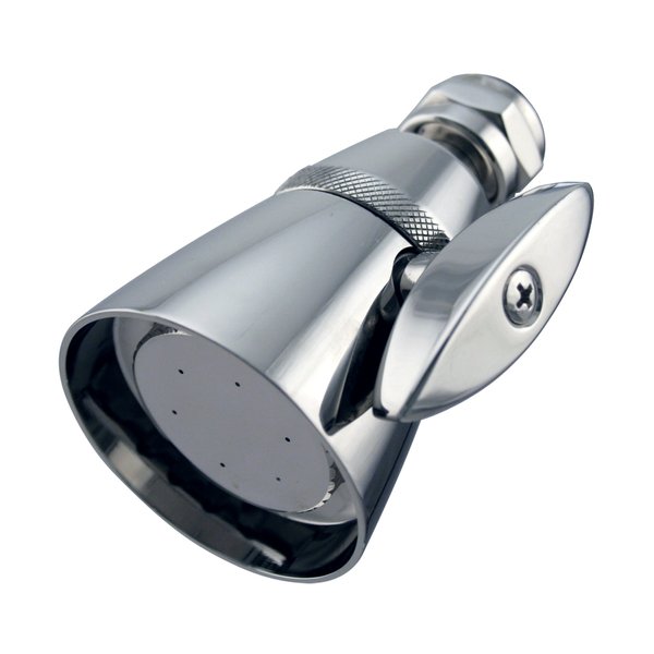 Westbrass R306-26 Chatham Style 2-1/4" Brass 6-Jet Adjustable Shower Head, Polished Chrome