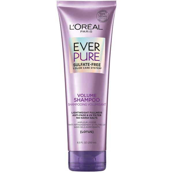 L’Oréal Paris Moisture Sulfate Free Shampoo, Hair Care for Color-Treated Hair with Rosemary Botanicals, EverPure, 8.5 Oz (Packaging May Vary)