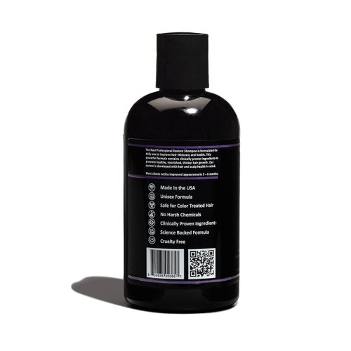 Navi Professional Strength Hair Loss Shampoo for Hair Growth, DHT Blocker Shampoo for Thinning Hair with Biotin Keratin and Vitamin E, Paraben and Sulfate Free, Hair Regrowth for Men and Women, 8 oz