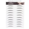 6D Eyebrow Tattoo Sticker Professional Waterproof Eyebrow Transfer Sticker Eyebrow Makeup Tool for Women and Girls (Black)(BLACK-06)